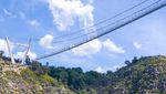 Foto: Jembatan Gantung Pejalan Kaki Terpanjang di Dunia