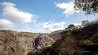 Disebut terpanjang karena jembatan gantung Portugal akan mengalahkan Kuonen Suspension Bridge di Swiss yang memiliki panjang 494 meter. (516 Arouca/Facebook)