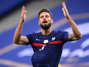 Penampilan Ke-100 Giroud di Timnas Prancis Berlangsung Manis