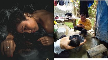 Bak berisi air pun bisa digunakan. Foto: Cijan Cimagala via Bored Panda