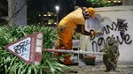 Potret Kerusakan Demo Ricuh di Jakarta