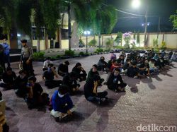 DIamankan Polisi Saat Demo di Karawang, 48 Remaja Positif Narkoba