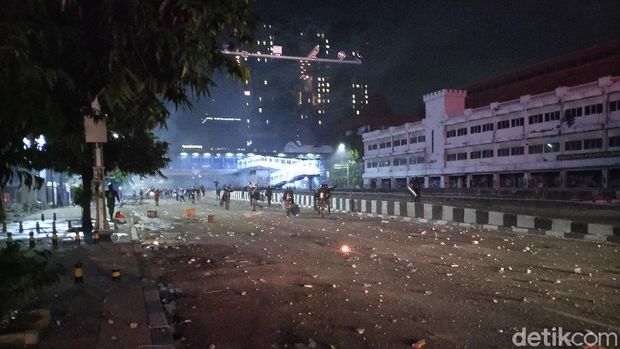 Ricuh di Harmoni, Jakarta Pusat (Sachril Agustin Berutu/detikcom)