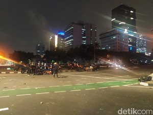 Kondisi di Patung Kuda Mulai Kondusif, Massa ke Arah Budi Kemuliaan