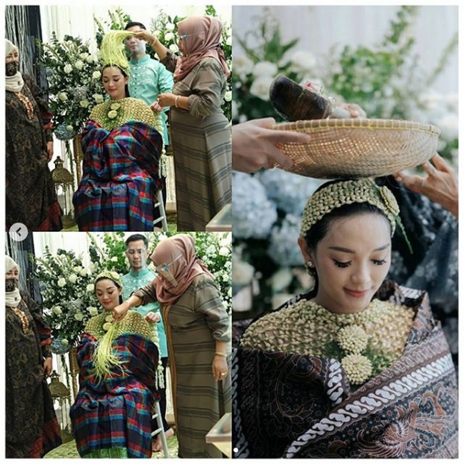 Kini usia kandungan Zaskia Gotik semakin besar. Pedangdut yang dikenal dengan goyang itiknya itu pun menggelar acara tujuh bulanan. Zaskia menggunakan adat Sunda untuk acara tujuh bulanan kehamilannya. Foto: Instagram @vamosfotografia, @ ferry_makeupartist, @@bejeee, @intendewangga.official