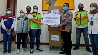 Masker ini selanjutnya akan didistribusikan langsung kepada warga ibu kota.