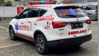 SUV DFSK Glory 580 yang disulap jadi ambulans ini merupakan kolaborasi DFSK dengan karoseri spesialis ambulans, Ambulans Pintar Indonesia (API) yang sudah berpengalaman sejak tahun 2011. Foto: Dok. DFSK