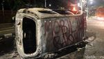 Pecah! Foto-foto Rusuh Imbas Demo Tolak UU Omnibus Law