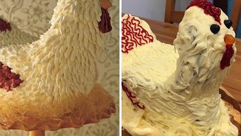 Kue ayam. Foto: Bored Panda