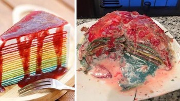 Rainbow cake. Foto: Bored Panda