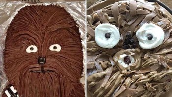 Pesan kue Chewbacca, yang datang malah... Foto: Bored Panda