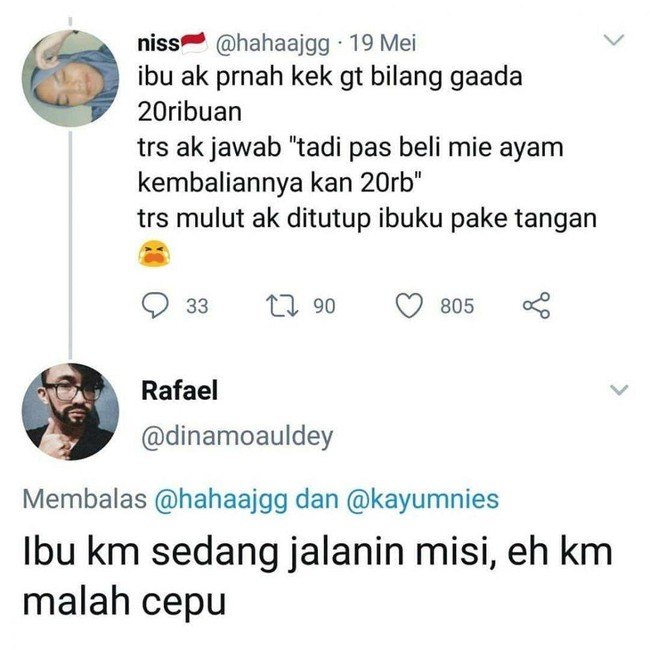Trik emak-emak saat nawar harga. Apapun akan dilakukan demi dapet harga murah. Foto: Twitter/@hahaajgg