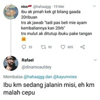 Trik emak-emak saat nawar harga. Apapun akan dilakukan demi dapet harga murah. Foto: Twitter/@hahaajgg