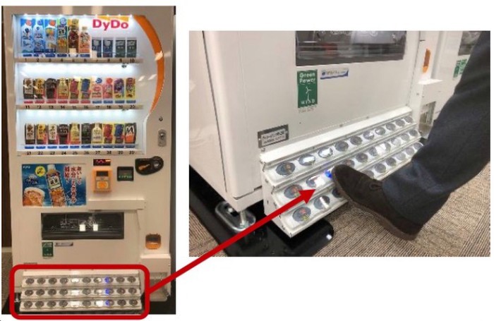 Gegara Corona, Jepang Bikin Vending Machine yang Dioperasikan Pakai Kaki