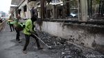 Kondisi Terkini Halte TransJ Tosari Usai Dibakar Massa