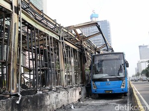 TransJ Beroperasi Normal Pascapembakaran, Sejumlah Rute Dimodifikasi
