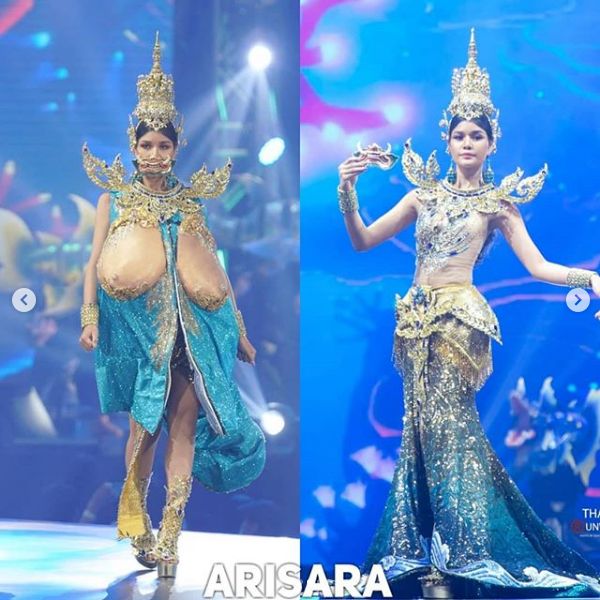 Kostum Nasional Finaliss Miss Universe Thailand Kostum Nasional Finaliss Miss Universe Thailand
