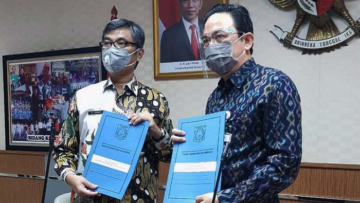 Pemprov DKI Gandeng LPDUK Kemenpora Pemprov DKI jalin kerja sama dengan Lembaga Pengelola Dana dan Usaha Keolahragaan (LPDUK) Kemenpora. Ini untuk penyelenggaraan kegiatan olah raga di Ibukota.