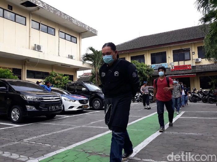 Polresta Yogyakarta mengamankan 95 orang buntut demo rusuh di kawasan Malioboro, Jumat (9/10/2020).