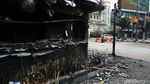 Potret Pospol Harmoni yang Hangus Usai Dibakar Massa