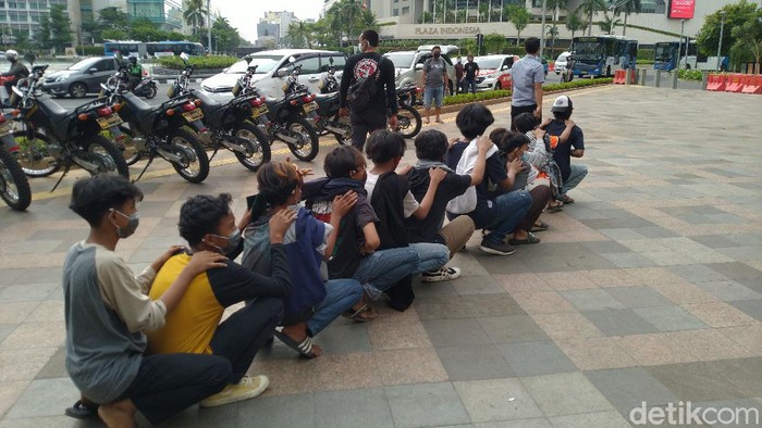 remaja di Bundaran HI diamankan.