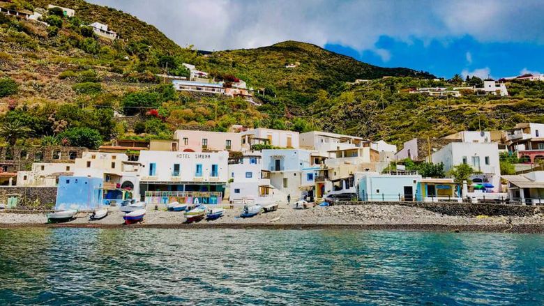 Stromboli Pulau di Italia.