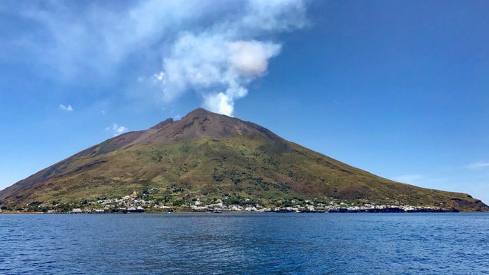 Stromboli Pulau di Italia.
