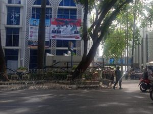 Demo Kemarin Berujung Ricuh, Begini Penjagaan di DPRD Sumut Hari Ini