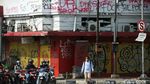 Suasana Lalin Jalan Harmoni Pasca Demo Rusuh