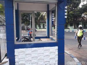 Jejak Kericuhan Demo Omnibus Law di Pasuruan