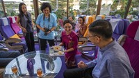 Juru Bicara Thai Airways, Kanta Akanitprachai, mengatakan orang Thailand merindukan makanan pesawat.
