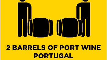 Portuga, dua drum minuman wine. Foto: sadanduseless