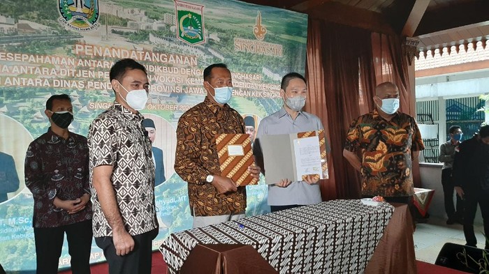 Penandantangan Kerjasama oleh Ditjen Pendidikan Vokasi, KEK Singhasari dan UMM