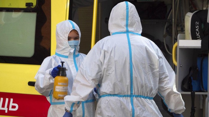 Otoritas Rusia mencetak rekor baru dengan melaporkan lebih dari 12 ribu kasus virus Corona (COVID-19) dalam sehari.