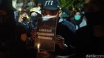 Aksi Massa di Semarang Tuntut 4 Mahasiswa Dibebaskan