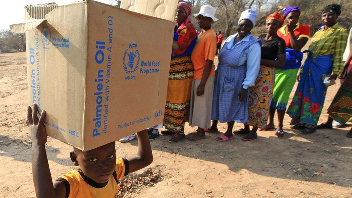 WFP meraih Nobel Perdamaian 2020. Penghargaan diberikan karena Badan Pangan Dunia itu dinilai sebagai penggerak dalam upaya cegah kelaparan jadi senjata perang.
