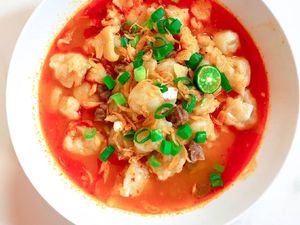 Masak Masak : Bakso Aci Tulang Muda yang Renyah Pedas