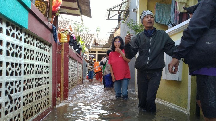 Banjir di Ciganjur Jaksel (Foto: Sachril/detikcom)