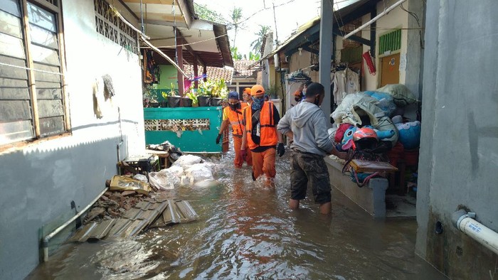 Banjir di Ciganjur Jaksel (Foto: Sachril/detikcom)