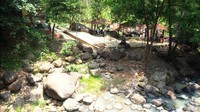 Konon katanya, nama itu diambil dari nama seorang pemain kecapi yang hilang karena terjatuh lalu tenggelam di kolam curug ini. Peristiwa hilangnya Indra terjadi sekitar tahun 1950-an. (Syahdan Alamsyah/detikcom)