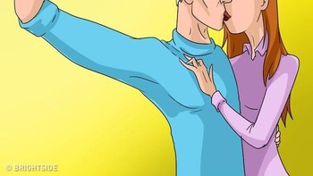 Selfie berciuman: Sebagian orang merasa mengumbar kemesraan dengan pasangan di publik mungkin hal biasa. Namun hal ini tidak elok dilihat. Sebuah studi menyebutkan, pasangan yang kerap mengumbar kemesraan justru biasanya merasa hubungan mereka tidak aman. Foto: Brightside