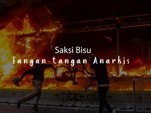 Jejak Rusuh Demo Tolak UU Cipta Kerja