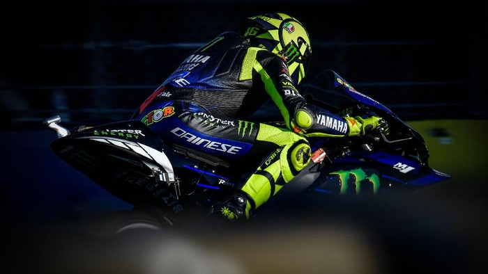 Valentino Rossi di kualifikasi MotoGP Prancis 2020.