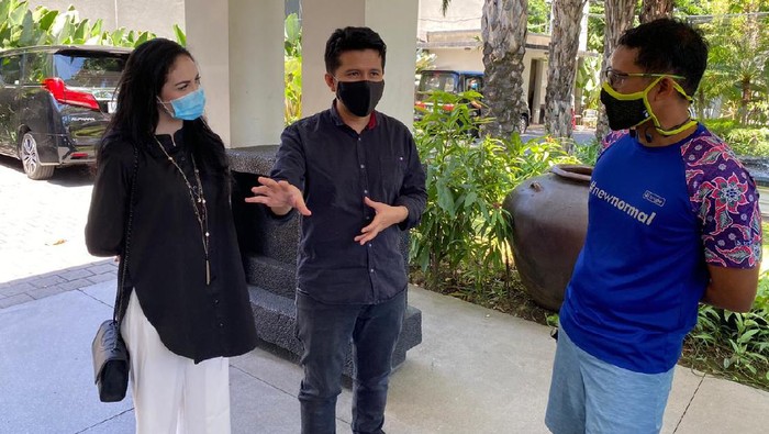 sandiaga uno ketemu wagub emil