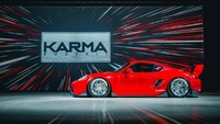 Adapun part bodykit Karma untuk Porsche Cayman dalam paket penjualannya terdiri dari bumper depan, bumper lips, side skirt bumper belakang, fender, over vender, dan wing spoiler. Foto: Dok. IMX
