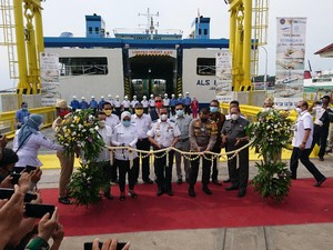 18 Tahun Terbengkalai, Dermaga 4 Pelabuhan Merak Akhirnya Digunakan Lagi