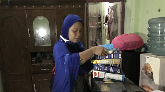 Evi, korban banjir dan longsor Ciganjur, Jakarta Selatan