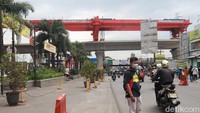 Buka tutup jalan dilakukan imbas proyek tersebut.