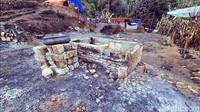 Rumah-rumah warga itu hangus terbakar dalam waktu 1 jam.