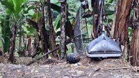 Seluruh rumah warga nyaris rata dengan tanah. 